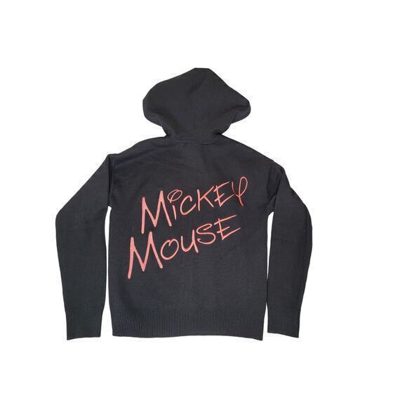 Disney Mickey Mouse Ears Women's Knit Zip‎ Hoodie by BoxLunch Black size Small - Picture 2 of 7